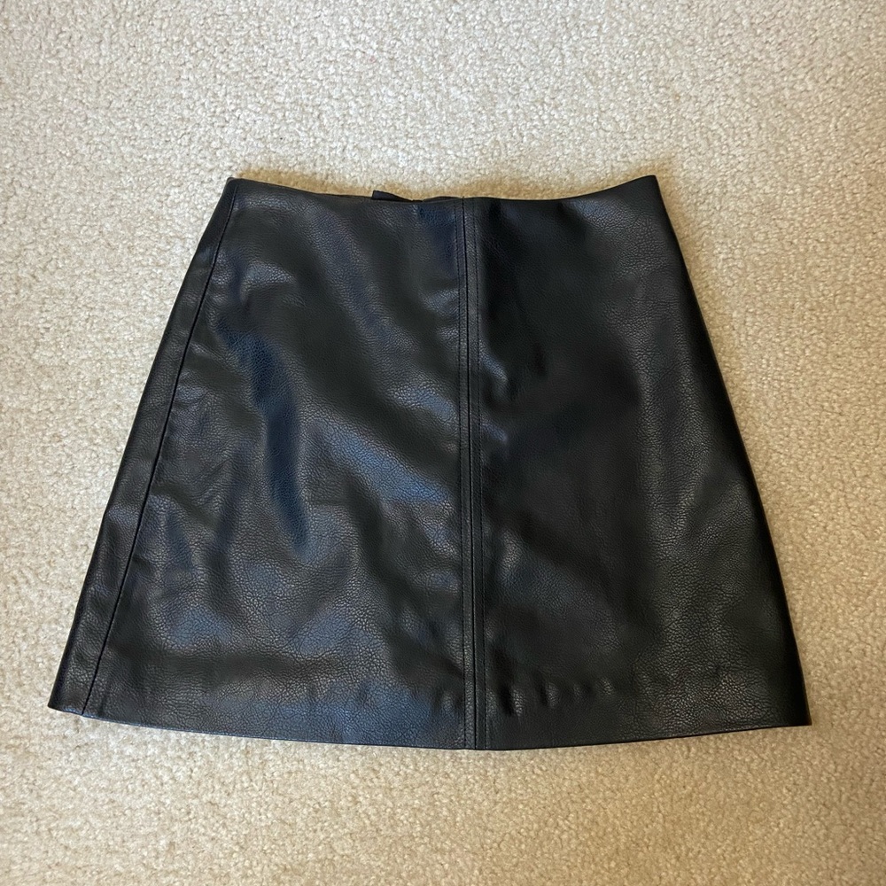 H&M NWT leather mini skirt